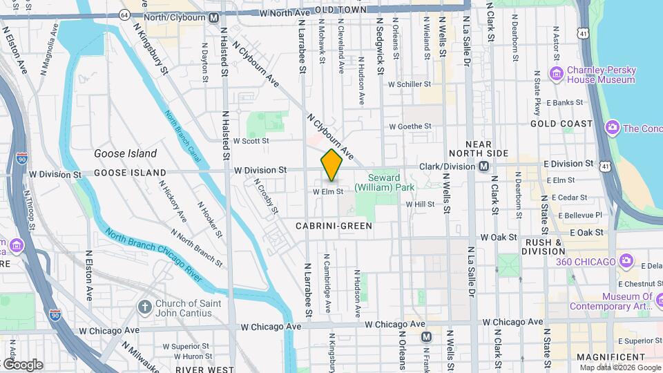 510 W Elm St Mapa y Detalles de la Ubicación