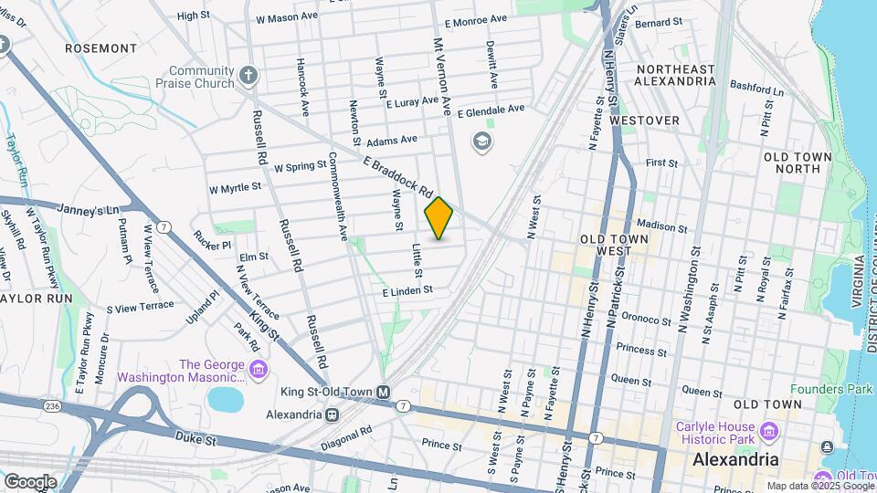112 E Walnut St Map and Location Details