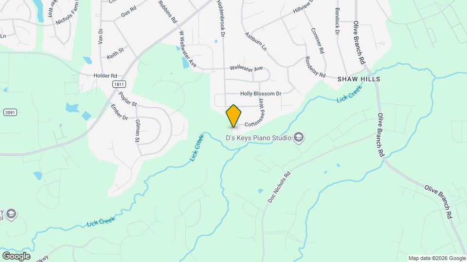 204 Laurel Mist Way Map and Location Details