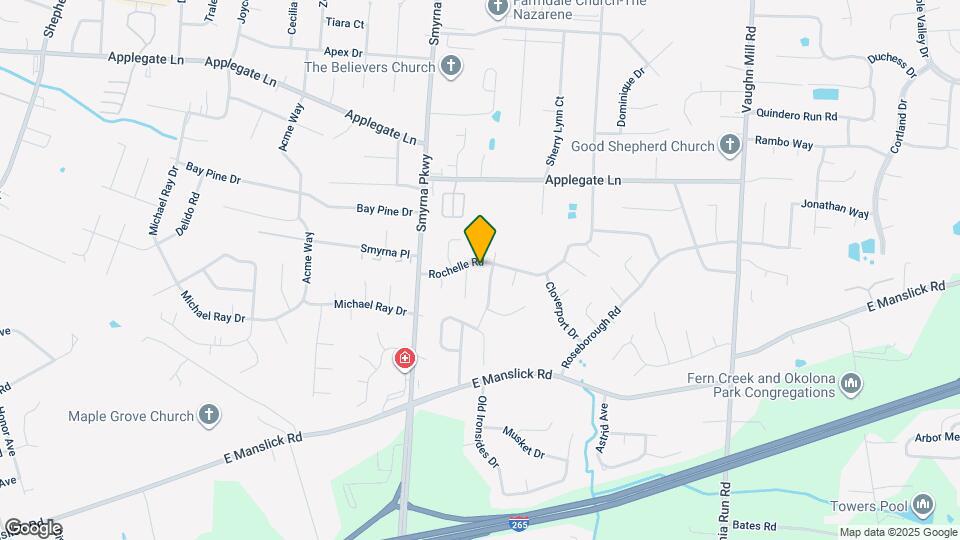 8203 Rochelle Rd Map and Location Details