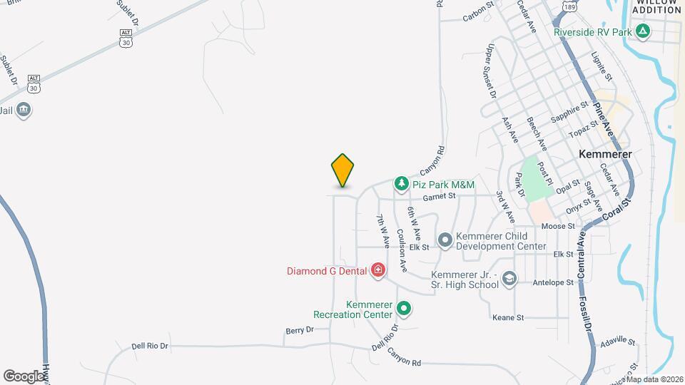 1809 Garnet St Map and Location Details