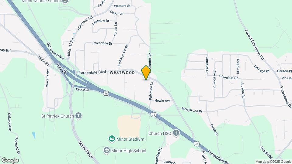 2560 Palomino Ln Map and Location Details