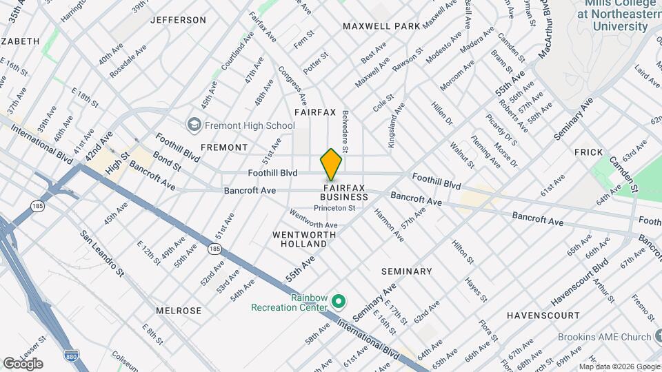 5318 Fairfax Ave Map and Location Details