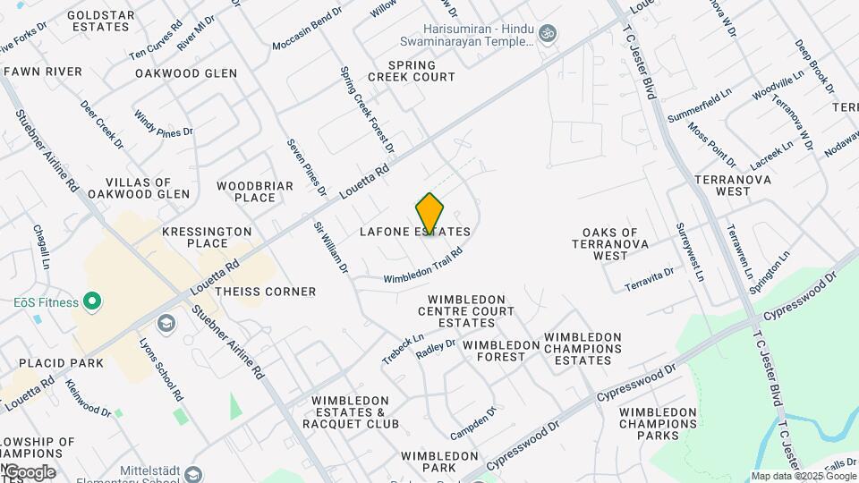 16614 Lafone Dr Map and Location Details