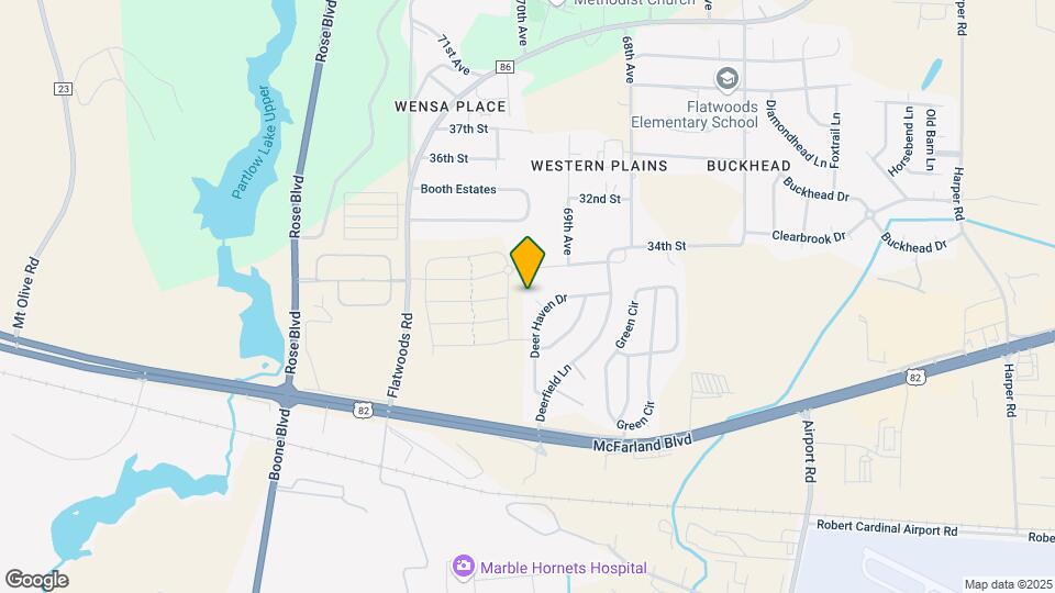 2710 Deer Haven Dr Map and Location Details