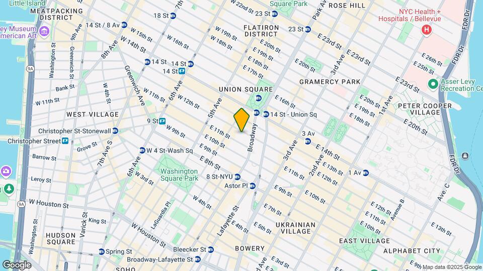42 E 12th St Map and Location Details