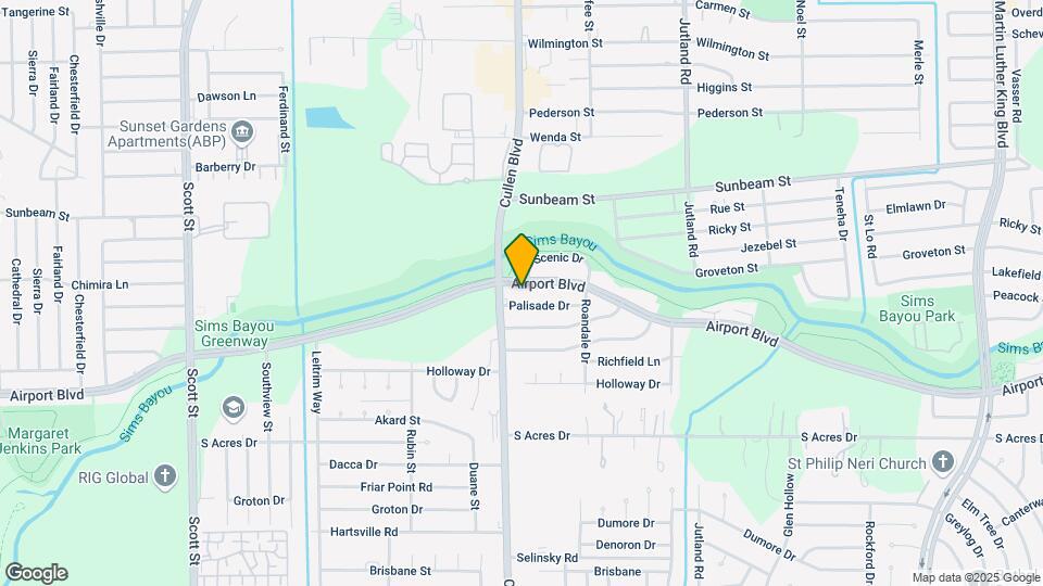 4710 Airport Blvd Mapa y Detalles de la Ubicación