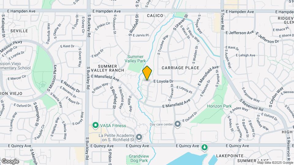 17681 E Loyola Dr Mapa y Detalles de la Ubicación