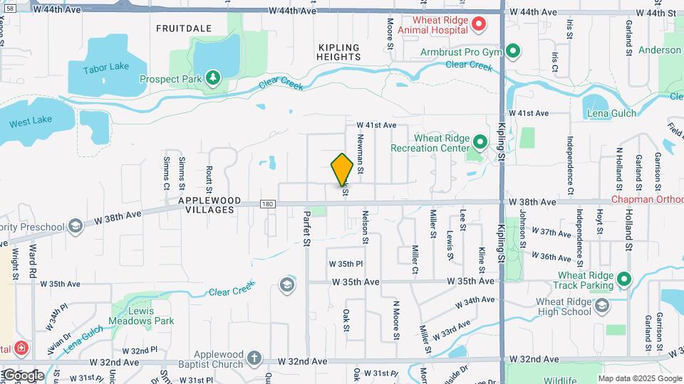 3817 Oak St Map and Location Details