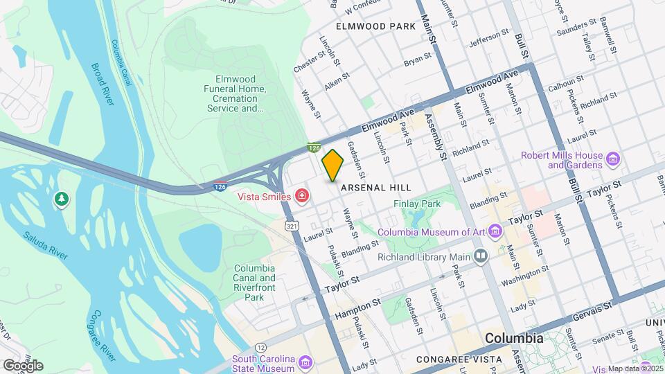 1917 Wayne St Map and Location Details