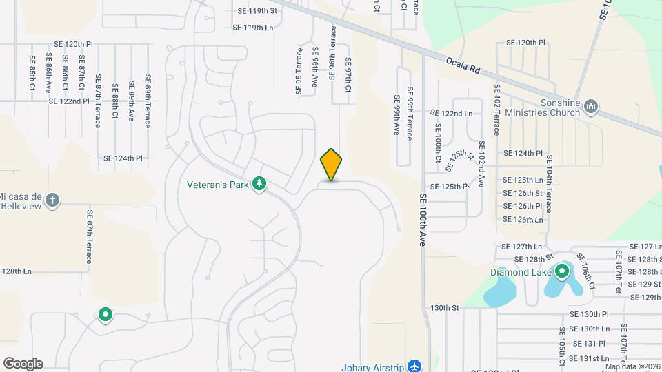 12591 SE 97th Terrace Rd Map and Location Details