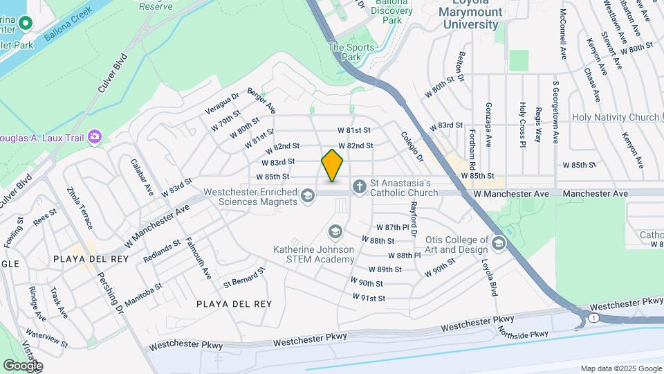 7435 W Manchester Ave Map and Location Details