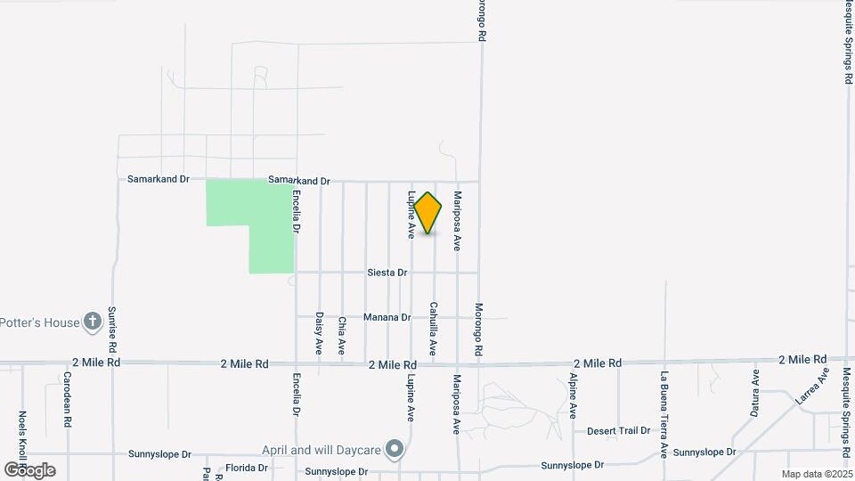 5430 Cahuilla Ave Map and Location Details