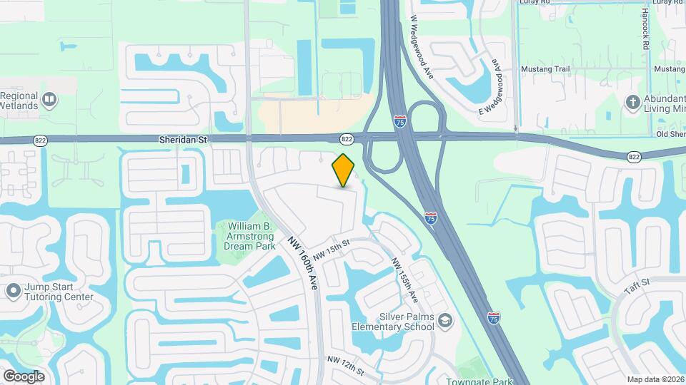 15726 NW 16th Ct Map and Location Details