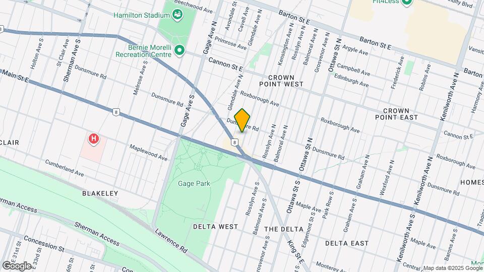 27 Belmont Ave Map and Location Details