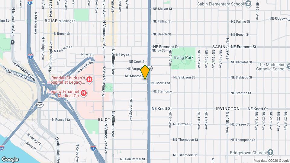 337 NE Morris St Map and Location Details