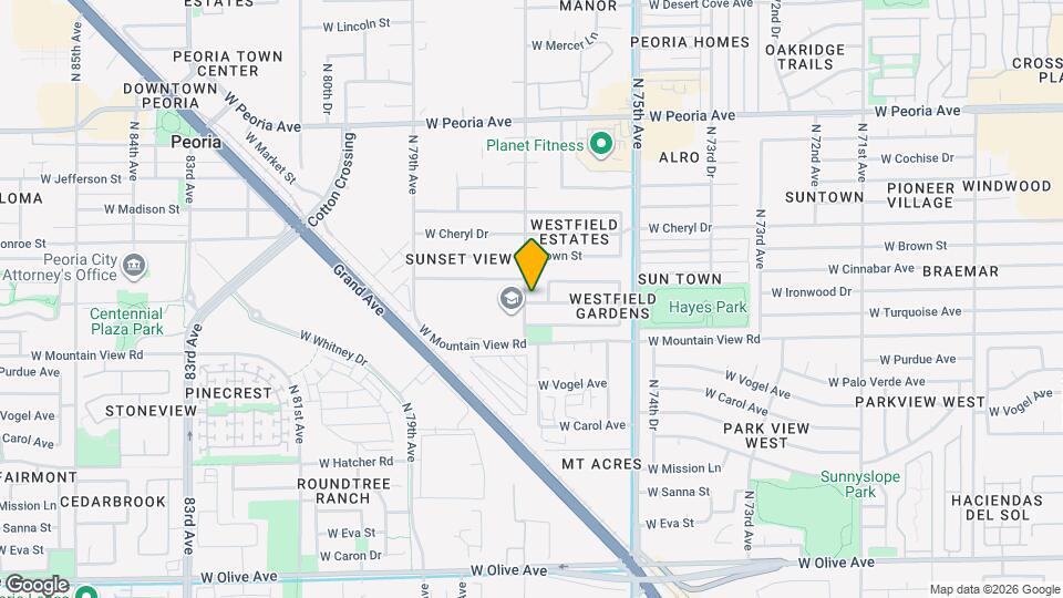 9903 N 77th Ave Map and Location Details