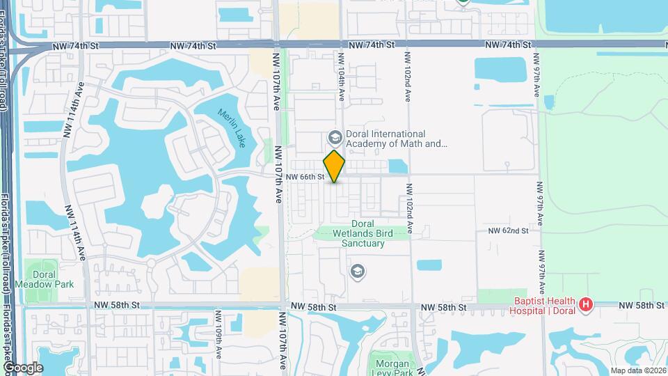 6432 NW 104th Ct Map and Location Details