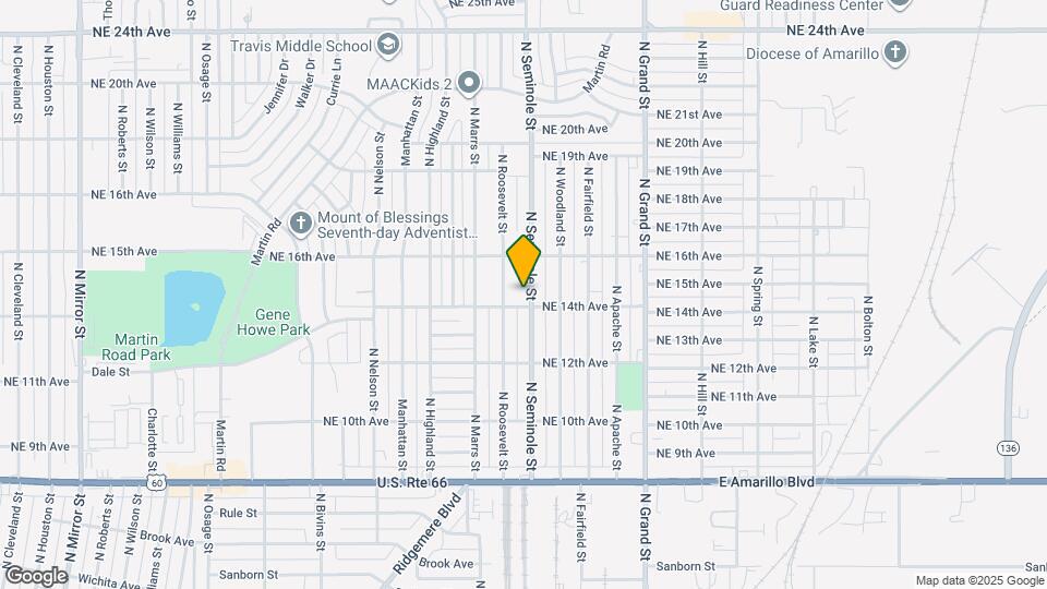 1405 N Seminole St Map and Location Details