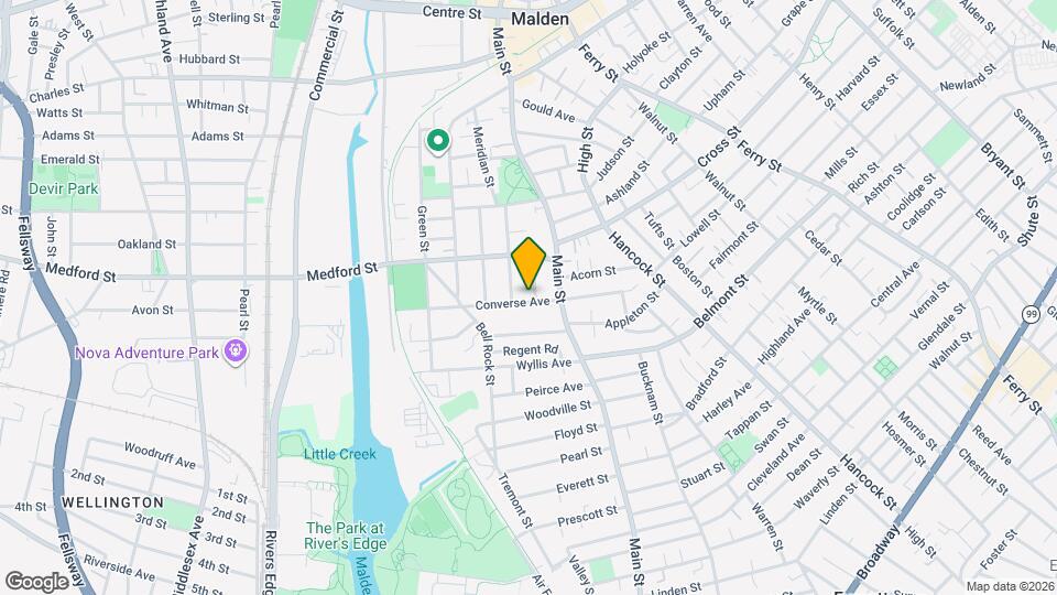 21 Converse Ave, Unit 1 Map and Location Details