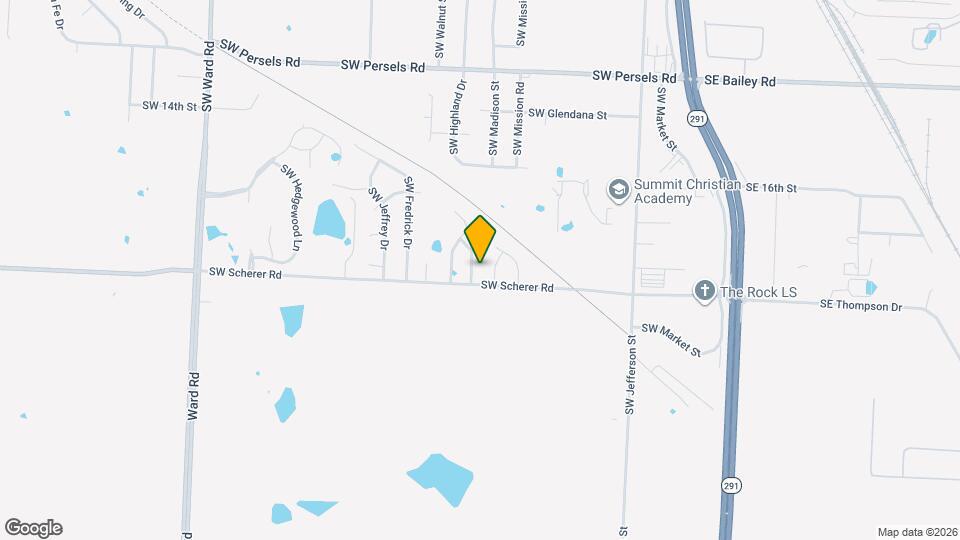 1641 SW Highland Dr Map and Location Details