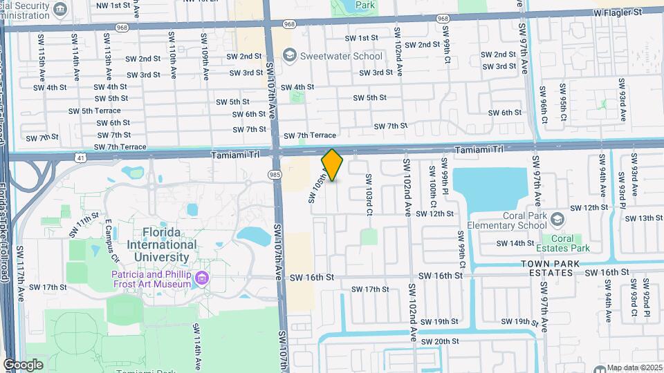 950 SW 104th Ct Mapa y Detalles de la Ubicación