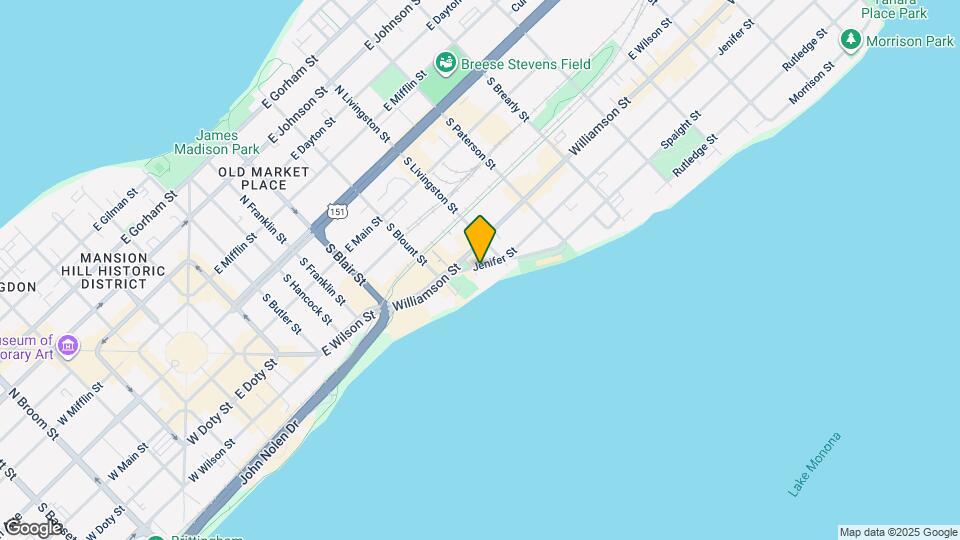 731 Jenifer St, Unit #2 Map and Location Details