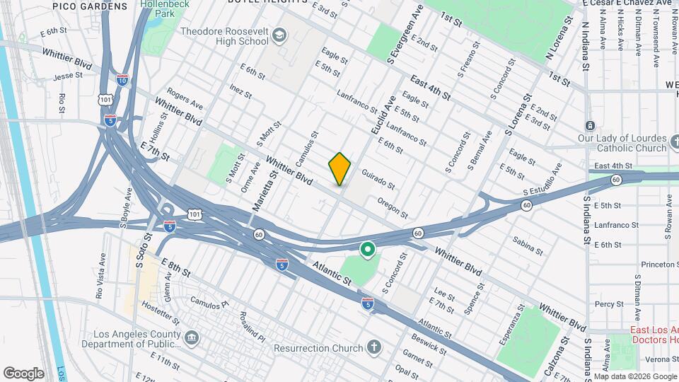 2941 Whittier Blvd Map and Location Details
