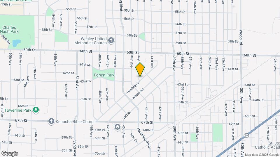 4228 Harding Rd Map and Location Details