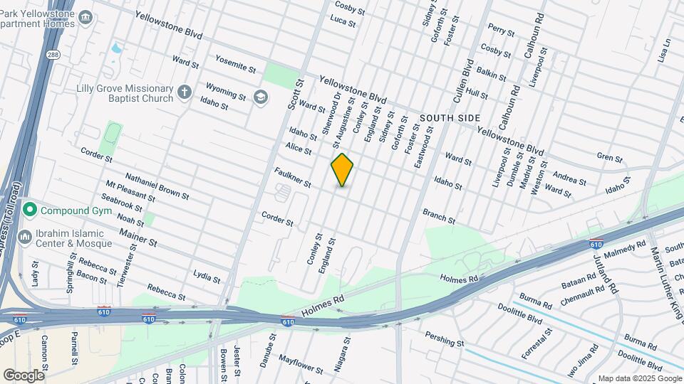 4211 Faulkner St Map and Location Details