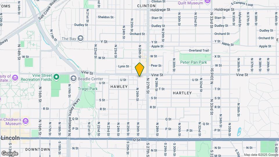 704 N 26th St Map and Location Details