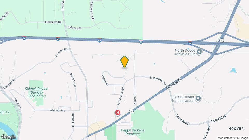 1640 Quincent St Map and Location Details