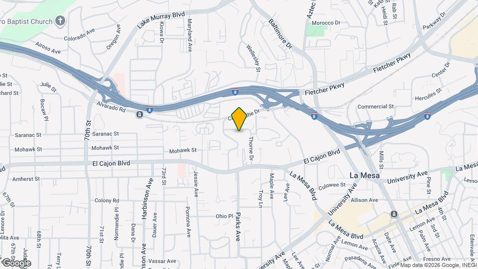 7595 Saranac Ave Map and Location Details