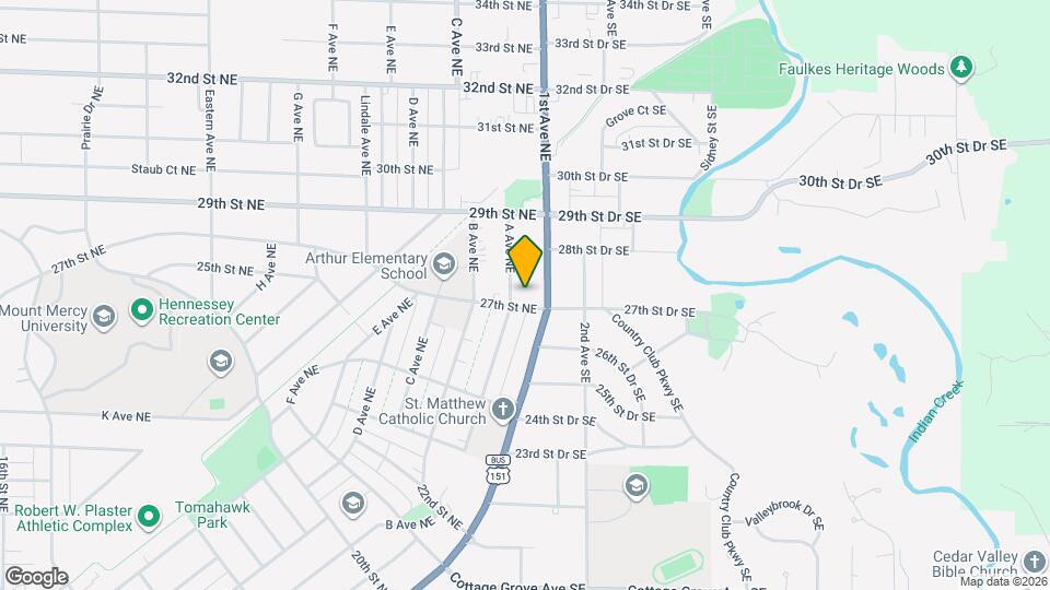 116 27th St NE Map and Location Details