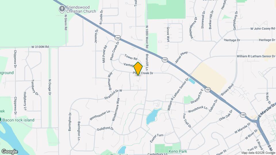 475 Plum Creek Ct Map and Location Details