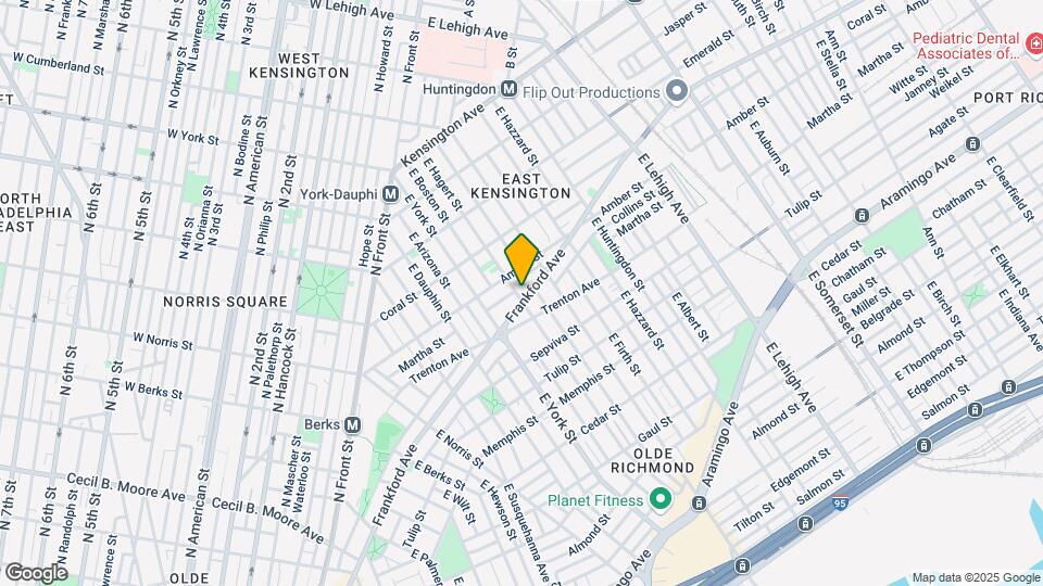 2444 Frankford Ave Map and Location Details