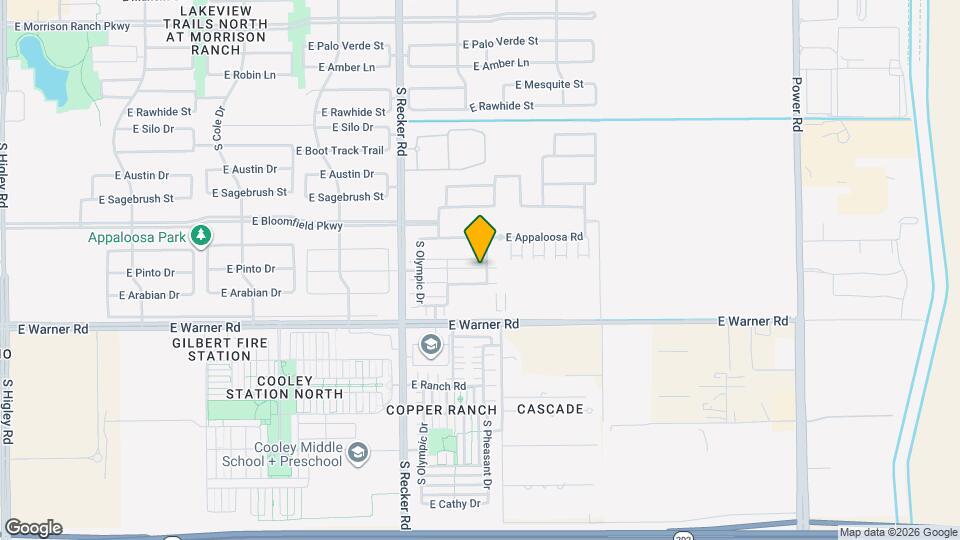 4161 E Pinto Dr Map and Location Details