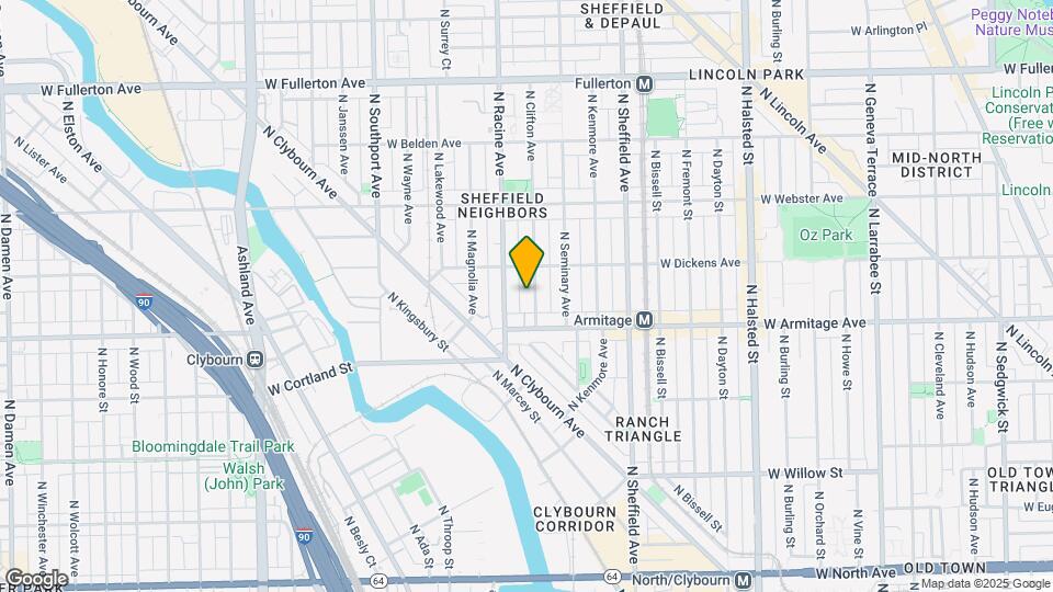 2030 N Clifton Ave Map and Location Details