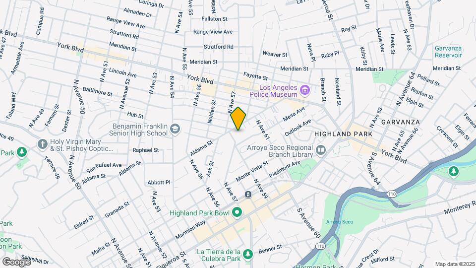 5712 Aldama St Map and Location Details