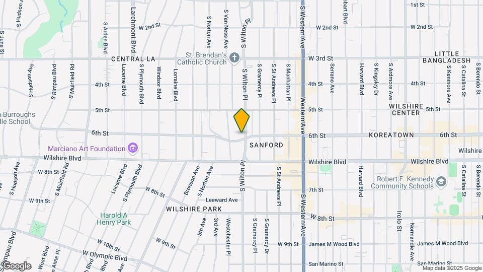 567 S Wilton Pl Map and Location Details