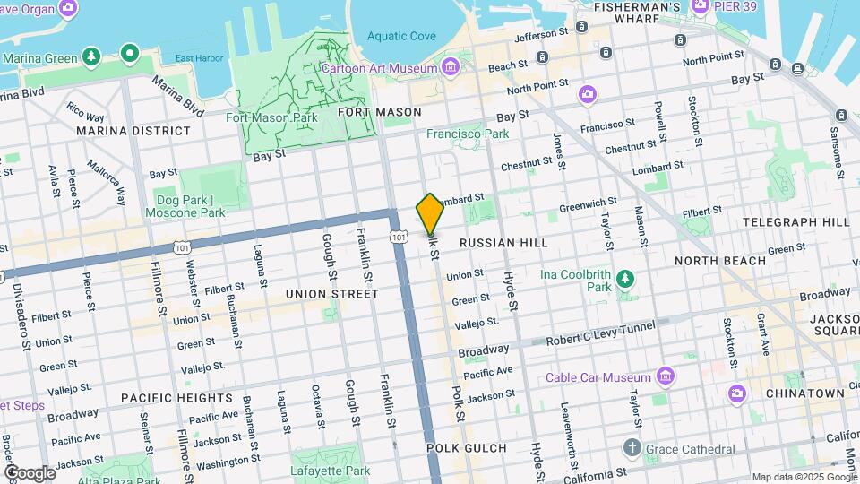 2545-2555 Polk St Map and Location Details