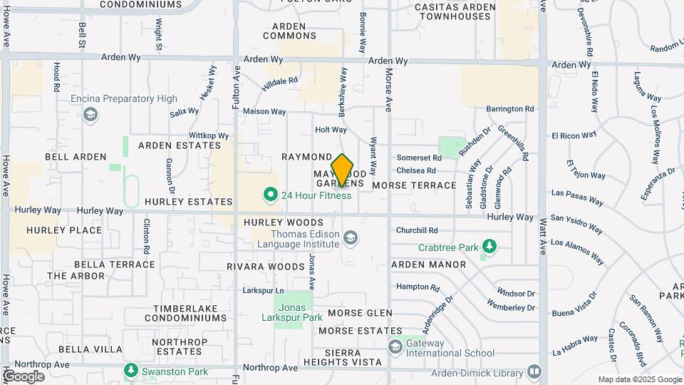 1322 Topaz Way Map and Location Details