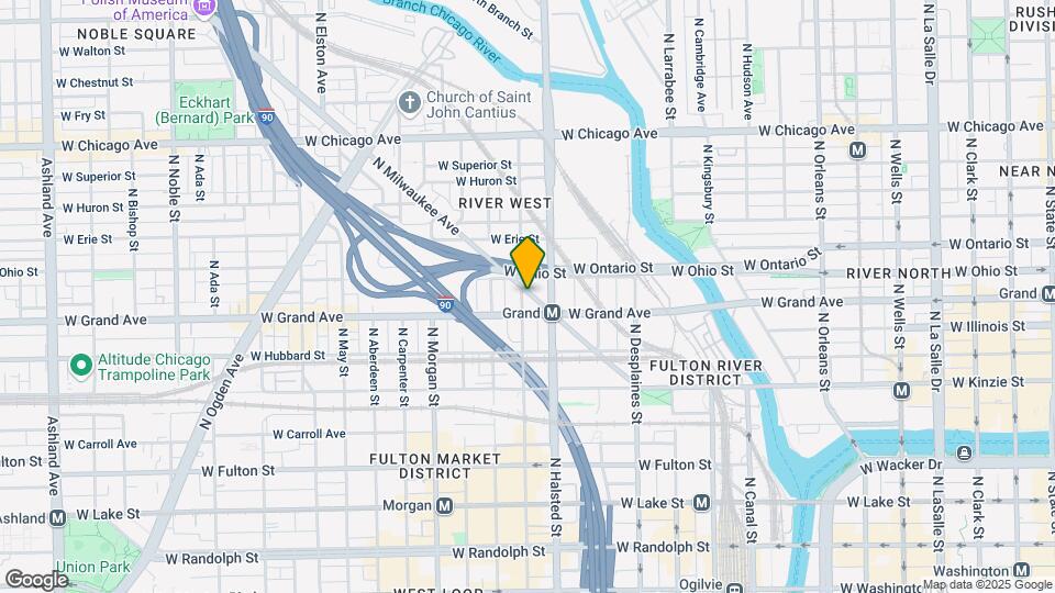 522 N Milwaukee Ave Map and Location Details