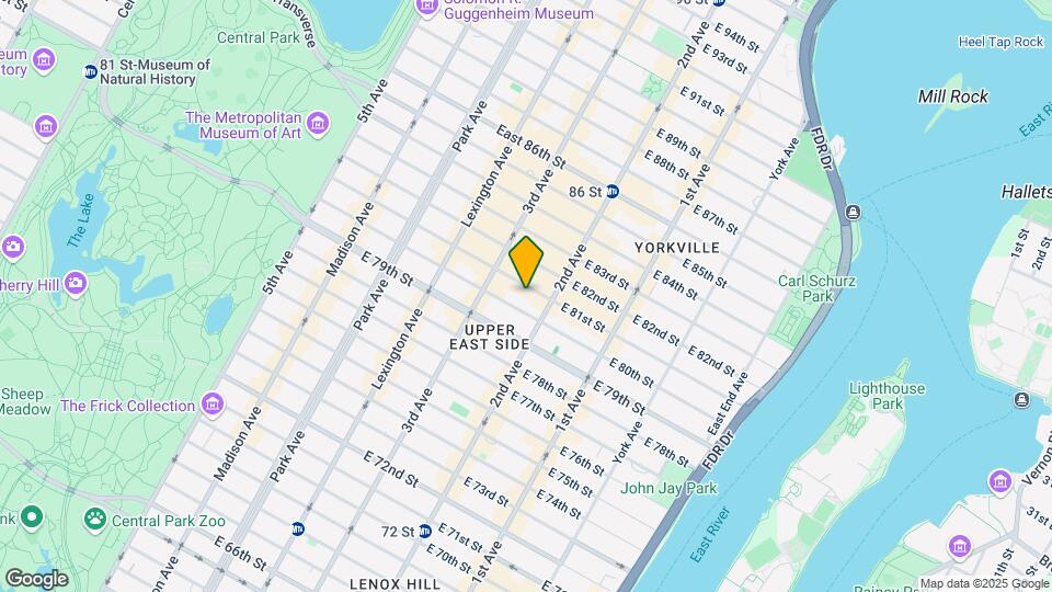 230 E 81st St Map and Location Details