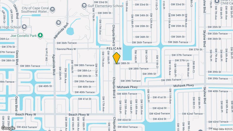 3803 Chiquita Blvd S Map and Location Details