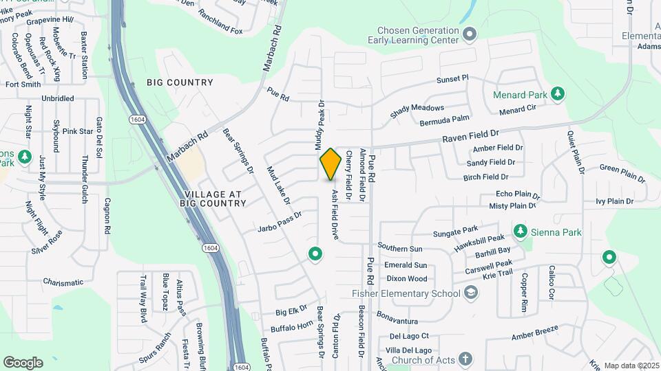 2875 Ash Field Drive Map and Location Details