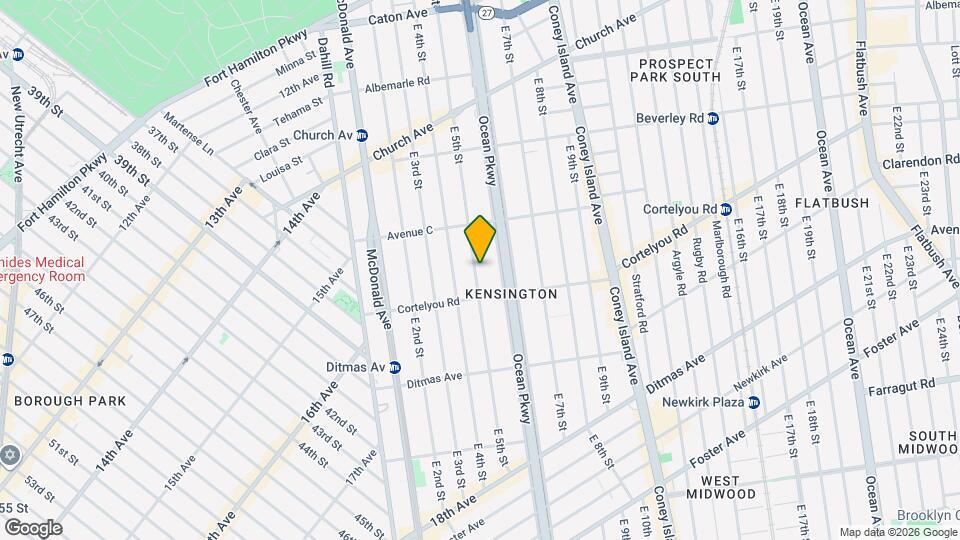 537 E 5th St Map and Location Details