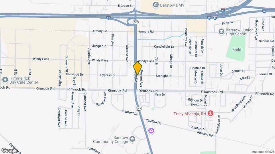 1321 Barstow Rd Mapa y Detalles de la Ubicación