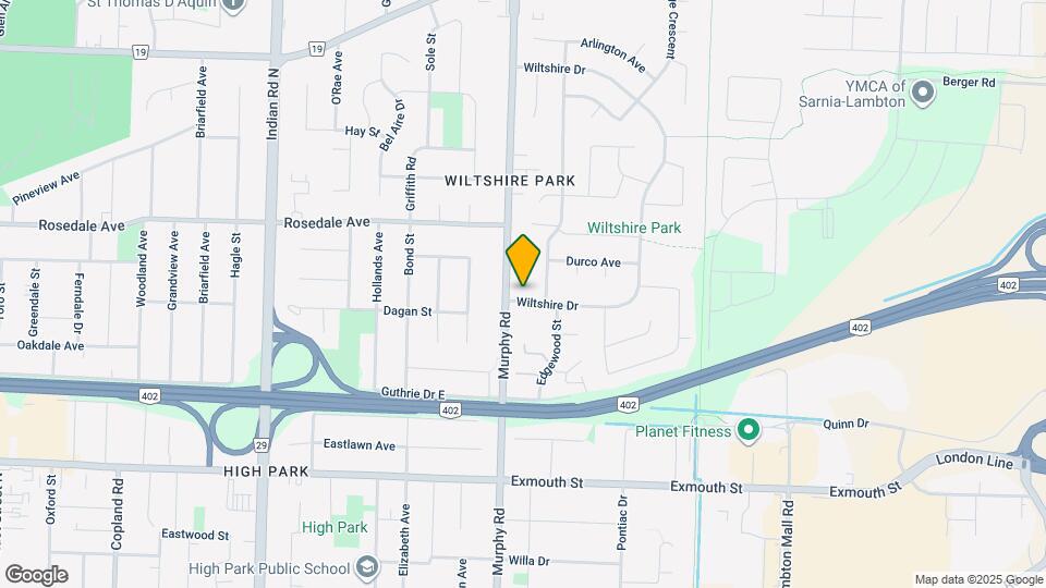 1345 Wiltshire Dr Map and Location Details