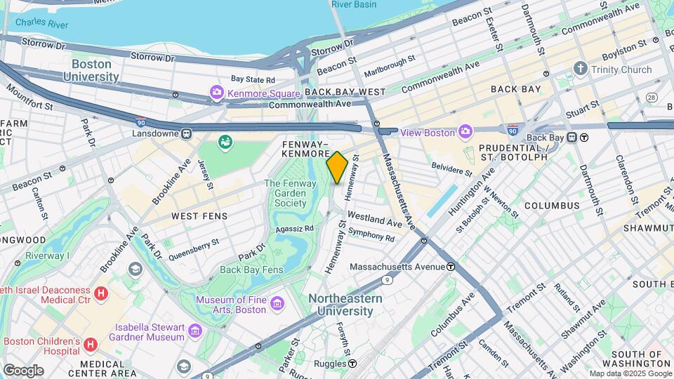 44 Fenway Mapa y Detalles de la Ubicación